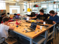 At last Sunday's Rothberg Catalyzer Hackathon, students developed gadgets with real-world applications.