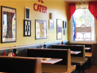 The Center Street Luncheonette offers breakfast and lunch in booth and counter seating.