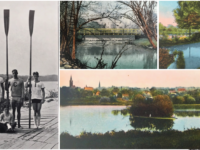 The Community Lake was opened for recreational use in the mid-nineteenth century after the relocation of the Oneida community and served the Choate School’s crew team. Photos courtesy of the Choate Rosemary Hall Archives