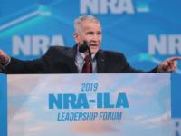 NRA President Oliver North's resignation was announced at a convention in Indianapolis on April 27. Photo courtesy of The Washington Post
