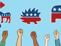 Proposals to form Young Libertarians and, until earlier this week, a chapter of Turning Point U.S.A. at Choate, may be signalling a shift in Choate's political climate. Graphic by Sesame Gaetsaloe/The Choate News
