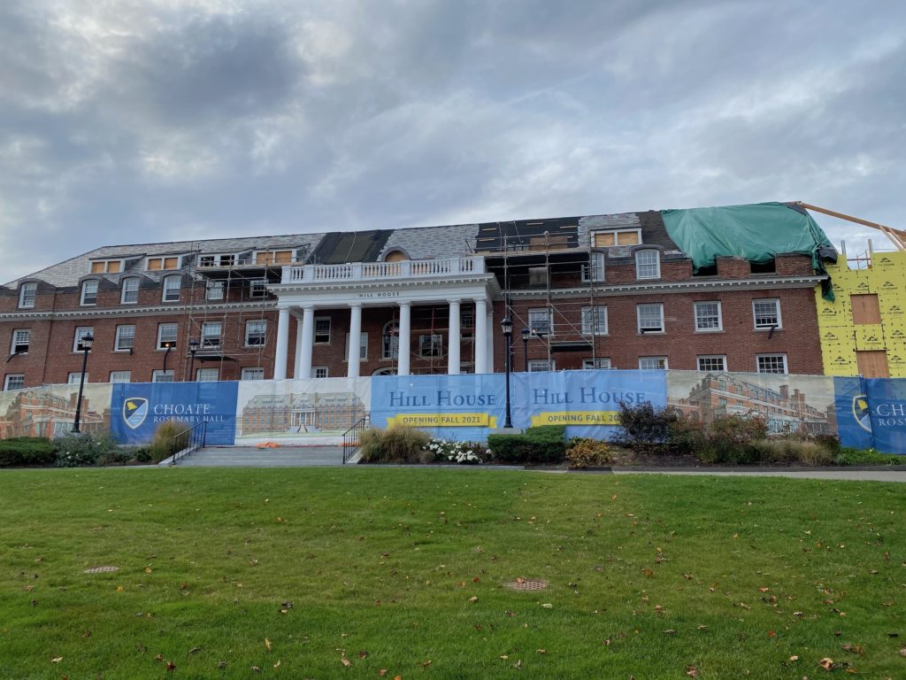 Hill House Construction Proceeds on Schedule